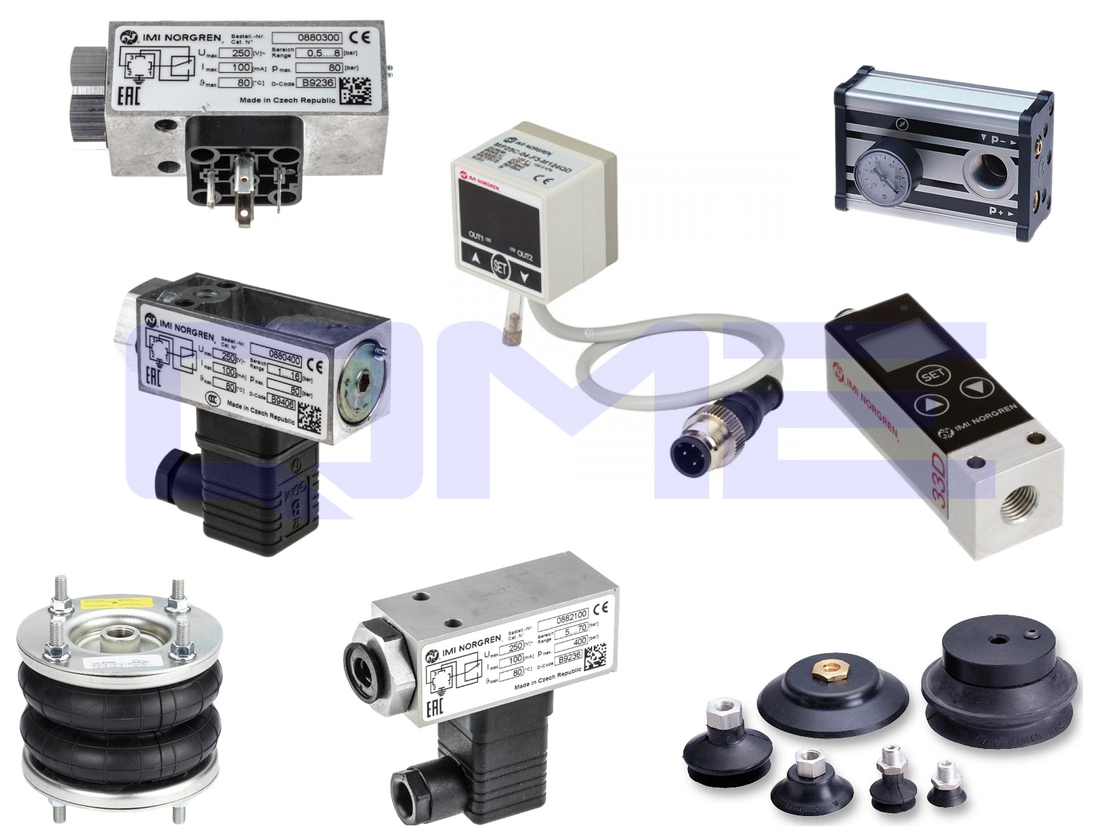 IMI Norgren Pressure Switches & Sensors, Vacuum