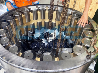 QME supplies and supports the installation of Timken bearings for mill rollers