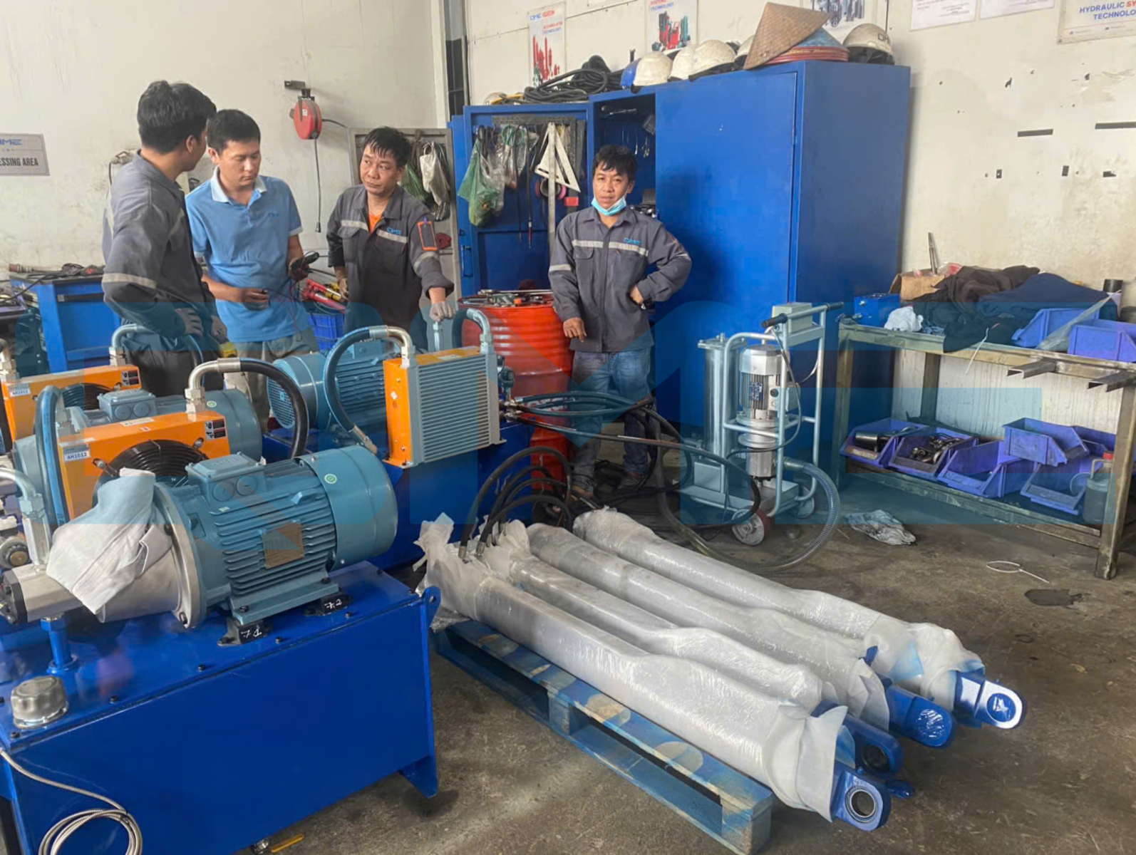 Design and manufacture of hydraulic power units for steel plants